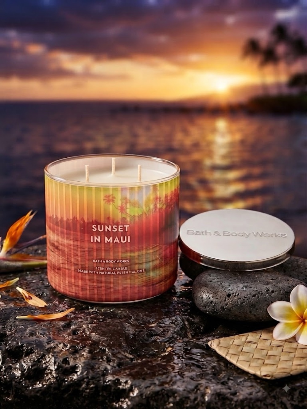 🌅 Sunset in Maui 3-Wick Candle